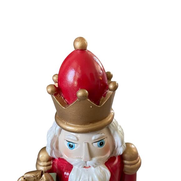 Martha Stewart CHRISTMAS NUTCRACKER 14in Red Green Traditional HOLIDAY Decor - Picture 9 of 15
